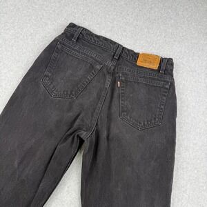 Vintage Levis Jeans Mens 34x32 Black 545 Brown Tab 1998 Loose Fit Made In USA